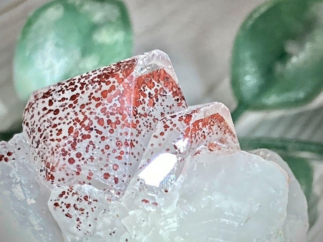 Amazon.co.jp: ファントム 苺水晶 ストロベリー クォーツ